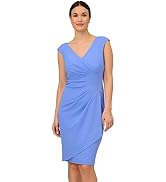 Adrianna Papell Women's Bead Mock Halter Dress