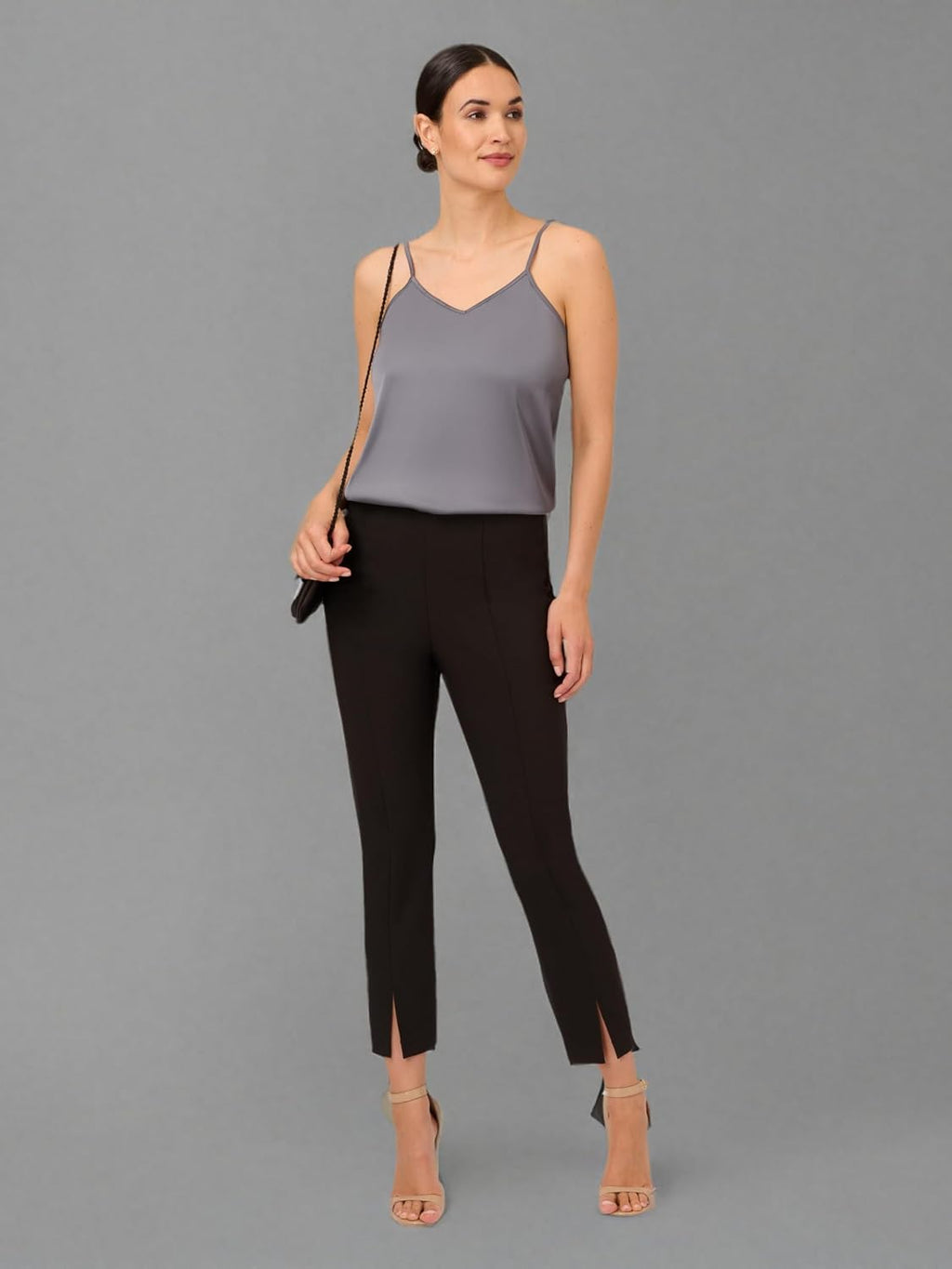Adrianna Papell Women's Pull on Pant with Front Slit