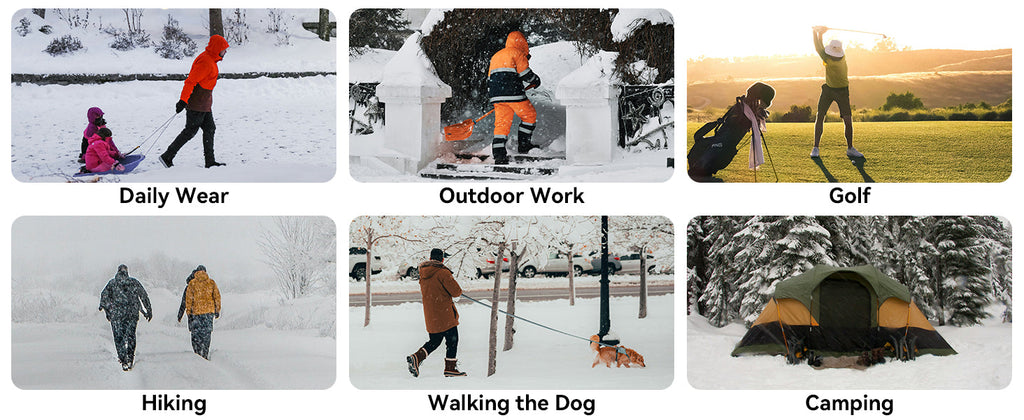 Heated Jackets for Women & Men with Battery, 15 Heating Zones, Dual Control Heating Coat for Winter Outdoor