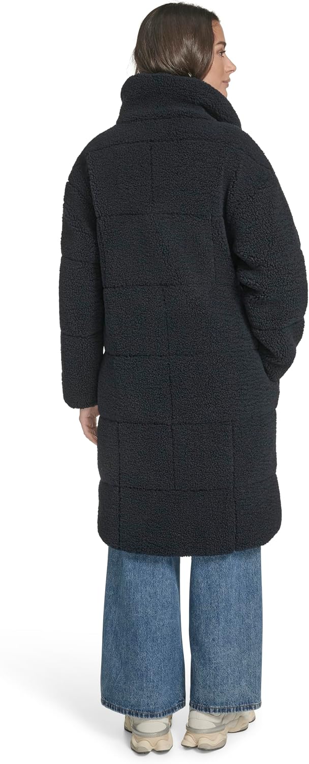 Levi's Women's Patchwork Quilted Teddy Coat