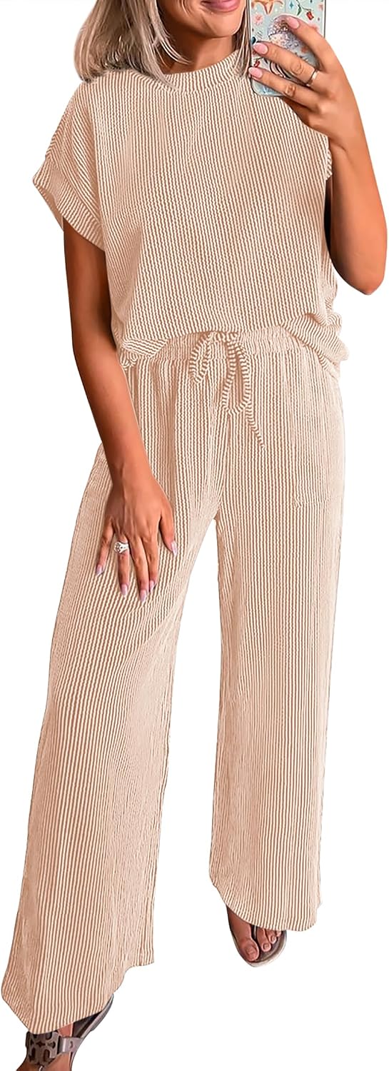 2 Piece Sets for Women Dressy Matching Lounge Set