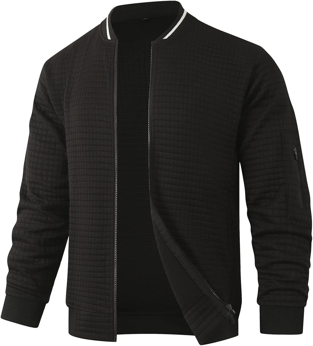 HOOD CREW Men’s Lightweight Jacket Varsity Bomber Coats