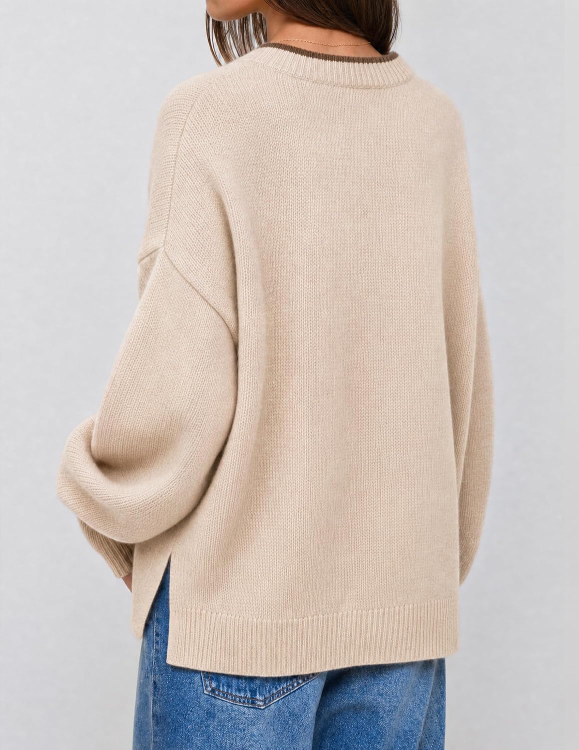 Oversized Sweaters for Women 2026 Fall Trendy Pullover Tops