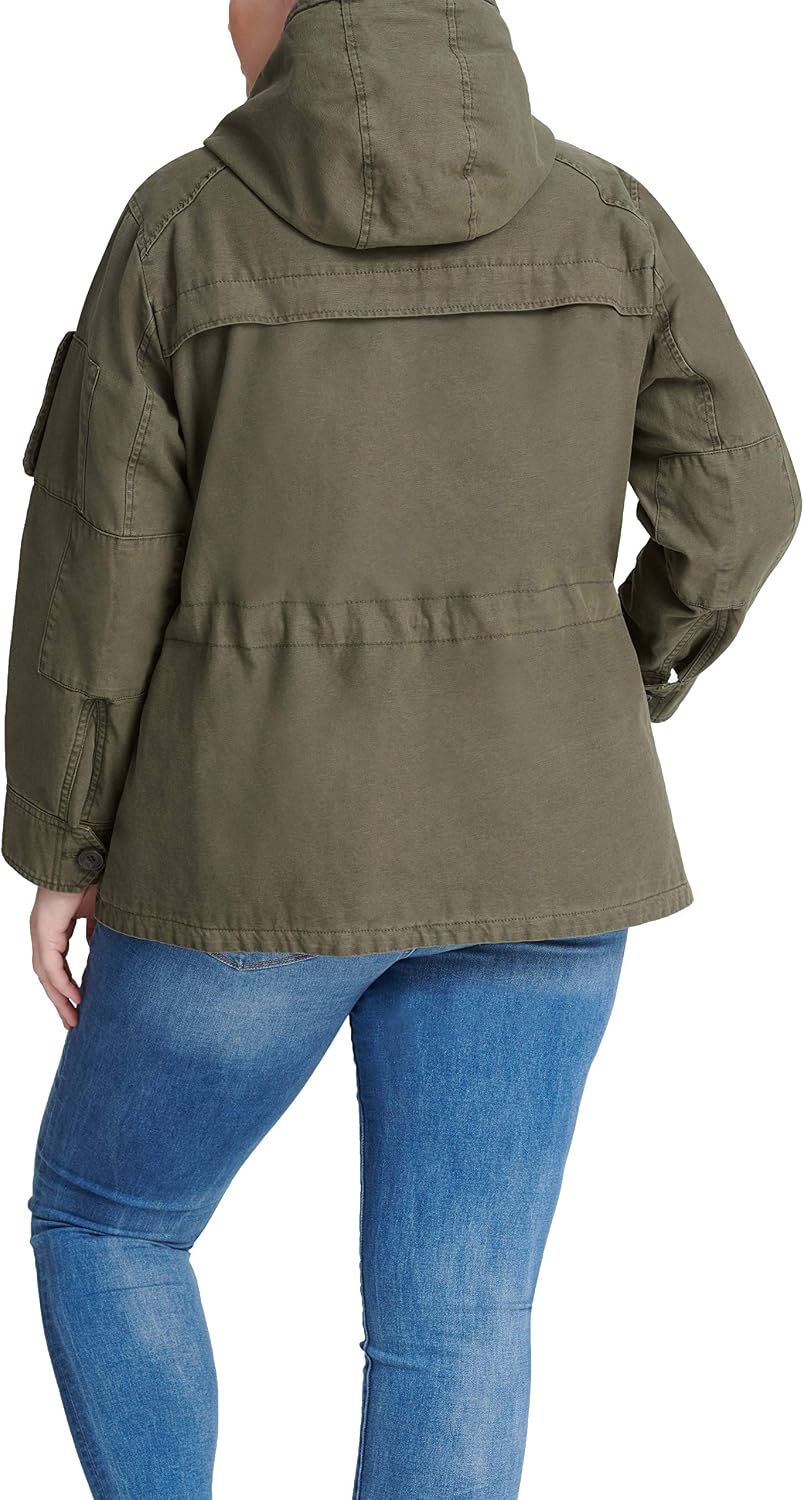Levi's Women's Lightweight Cotton Military Jacket Coat