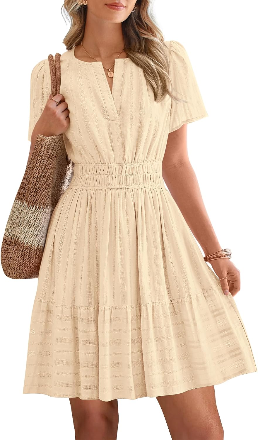BTFBM Womens Summer 2026 Casual Mini Dresses