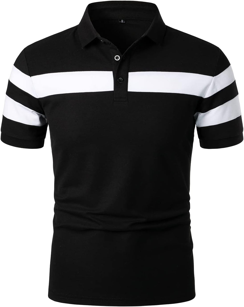 HOOD CREW Mens Short Sleeve Polo Shirts Stylish Design Summer T Shirt