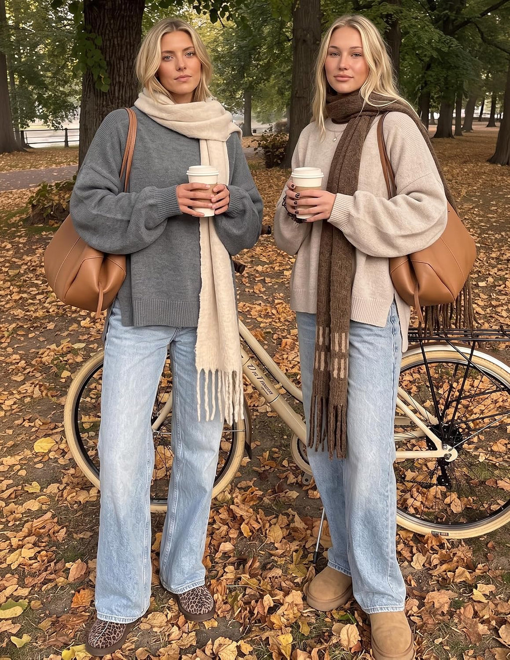 Oversized Sweaters for Women 2026 Fall Trendy Pullover Tops