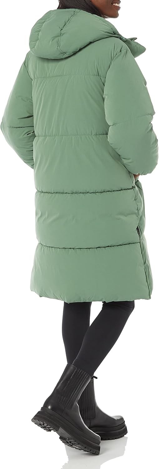Amazon Essentials Women's Oversized Long Hooded Insulated Puffer Jacket (Available in Plus Size)